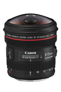 لنز Canon EF 8-15mm f4L Fisheye USM
