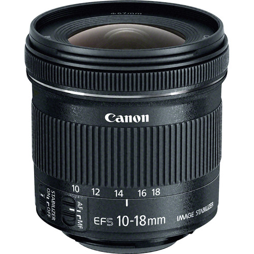Canon EF S 10 18mm f4.5–5.6 IS STM