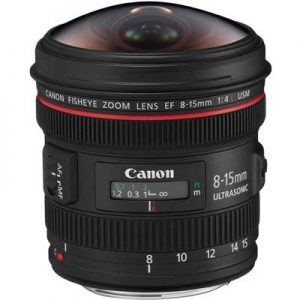 لنز Canon EF 8-15mm F/4L Fisheye USM