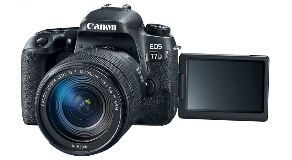 دوربین دیجیتال کانن مدل EOS 77D لنز 18-135