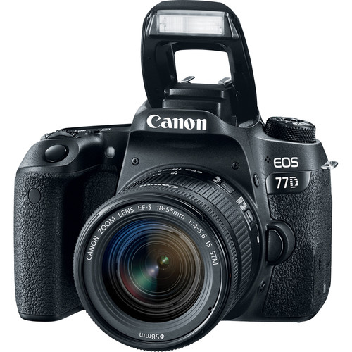 دوربین عکاسی کانن مدل 77D به همراه لنز 18-55