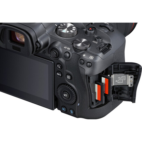 اسلات کارت حافظه دوربین بدون آینه کانن Canon EOS R6 Mirrorless Camera Body