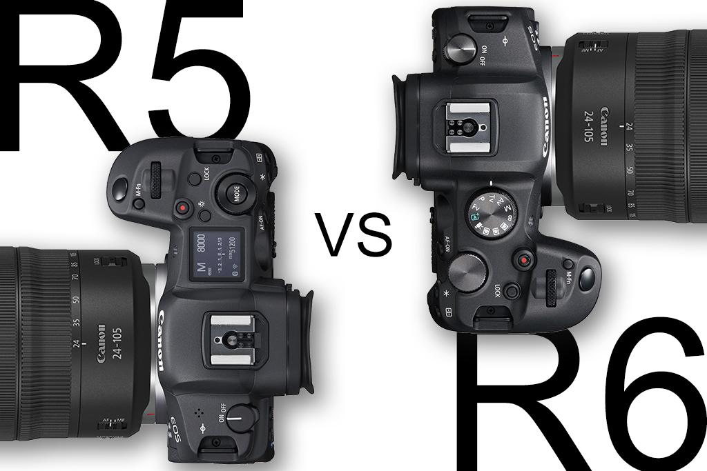 مقایسه دوربین کانن EOS R6 و دوربین کانن EOS R5