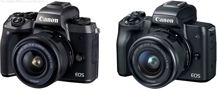 مقایسه دوربین کانن M50 و دوربین M50 MARK II