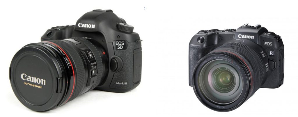 مهم‌ترین تفاوت های دوربین dslr با بدون آینه mirrorless