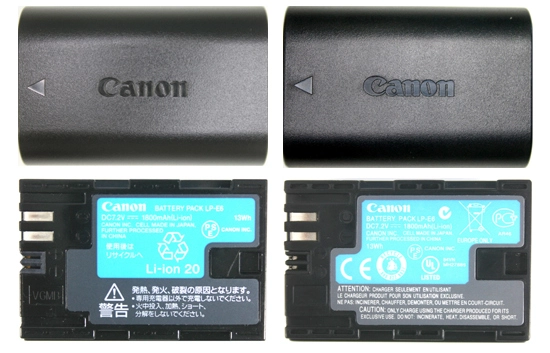 روش تشخیص باتری تقلبی و باتری اصل برای دوربین های حرفه ای