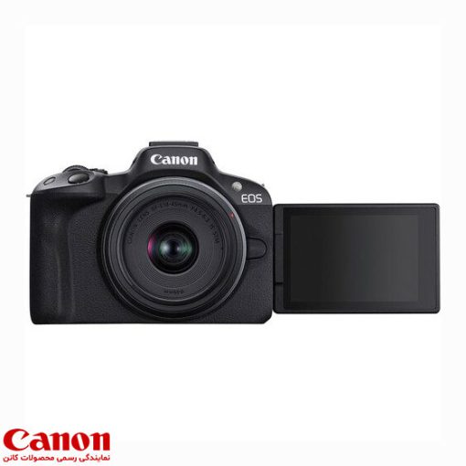دوربین-بدون-آینه-Canon-EOS-R50-Mirrorless-Camera-with-18-45mm-Black
