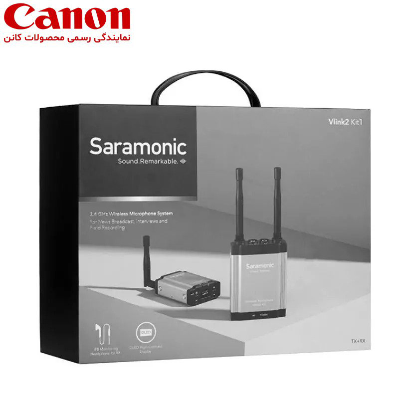 میکروفن بی سیم موبایل سارامونیک Saramonic Vlink2 Kit1 wireless microphone