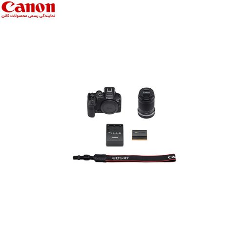 لوازم جانبی دوربین دیجیتال بدون آینه کانن مدل EOS R7 همراه با لنز 18-150میلی‌متری